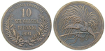 19399 10 Neu-Guinea Pfennig