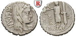 19628 A. Postumius, Denar, serrat...