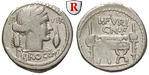 20164 L. Furius Brocchus, Denar