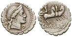 21420 C.Naevius Balbus, Denar, se...