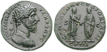 21513 Lucius Verus, Sesterz