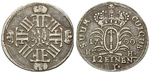 21606 Friedrich III., 1/12 Taler