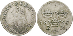 22108 Karl XI., 2 Mark