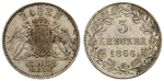 22397 Friedrich I., 3 Kreuzer