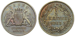 22414 Friedrich I., 1/2 Kreuzer