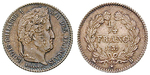 22767 Louis Philippe, 1/4 Franc