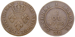 22769 Louis XVI., 2 Sous de Cayen...