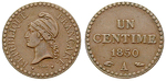 22798 II. Republik, Centime