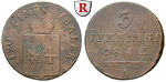 23351 Georg Heinrich, 3 Pfennig