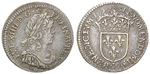 23772 Louis XIV., 1/12 Ecu à la ...