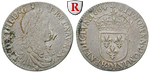 24547 Louis XIV., 1/12 Ecu