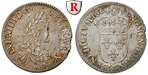 24742 Louis XIV., 1/12 Ecu