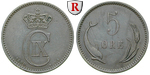 25443 Christian IX., 5 Öre