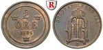 26577 Oskar II., 2 Öre