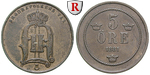 26581 Oskar II., 5 Öre