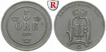 26584 Oskar II., 5 Öre