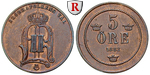 26586 Oskar II., 5 Öre