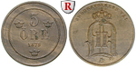 27802 Oskar II., 5 Öre