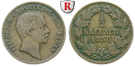 30019 Friedrich I., 1/2 Kreuzer