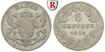 30022 Friedrich I., 6 Kreuzer