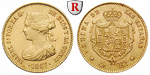31273 Isabella II., 4 Escudos