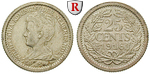 31843 Wilhelmina I., 25 Cents