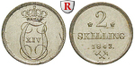 31849 Carl XIV. Johan, 2 Skilling