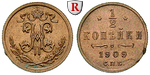 31914 Nikolaus II., 1/2 Kopeke