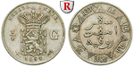 32013 Willem III., 1/4 Gulden