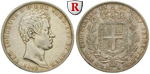 32022 Carlo Alberto, 5 Lire