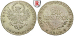 34381 Franz II. (I.), 20 Kreuzer