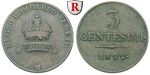 34385 Franz II. (I.), 3 Centesimi