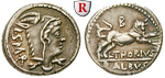 35013 L. Thorius Balbus, Denar