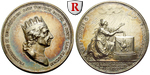 35523 Friedrich II., Silbermedail...