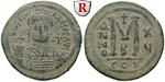 38302 Justinian I., Follis