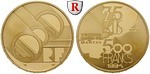 38347 V. Republik, 500 Francs-75 ...