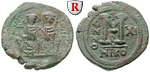 40797 Justin II., Follis