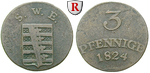 41203 Carl August, 3 Pfennig