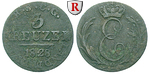 41221 Ernst I., 3 Kreuzer