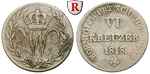 41423 Wilhelm I., 6 Kreuzer