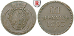 42052 Friedrich August III., 3 Pf...