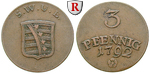 42055 Carl August, 3 Pfennig