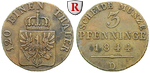 42890 Friedrich Wilhelm IV., 3 Pf...