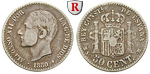 42986 Alfonso XII., 50 Centimos