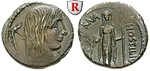 43413 L. Hostilius Saserna, Denar