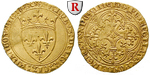 43467 Charles VI., Ecu d´or à l...