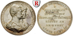 43540 Wilhelm II., Silbermedaille