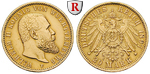 44345 Wilhelm II., 20 Mark