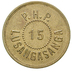 45790 Wertmarke zu 15 Heller