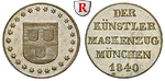 46181 Bronzemedaille, versilbert